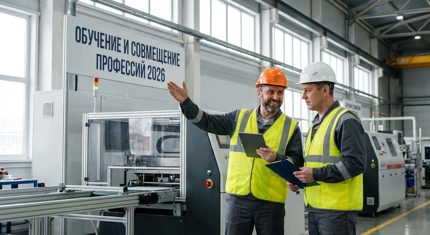 Совмещение профессий на производстве — оформление и доплаты 2026
